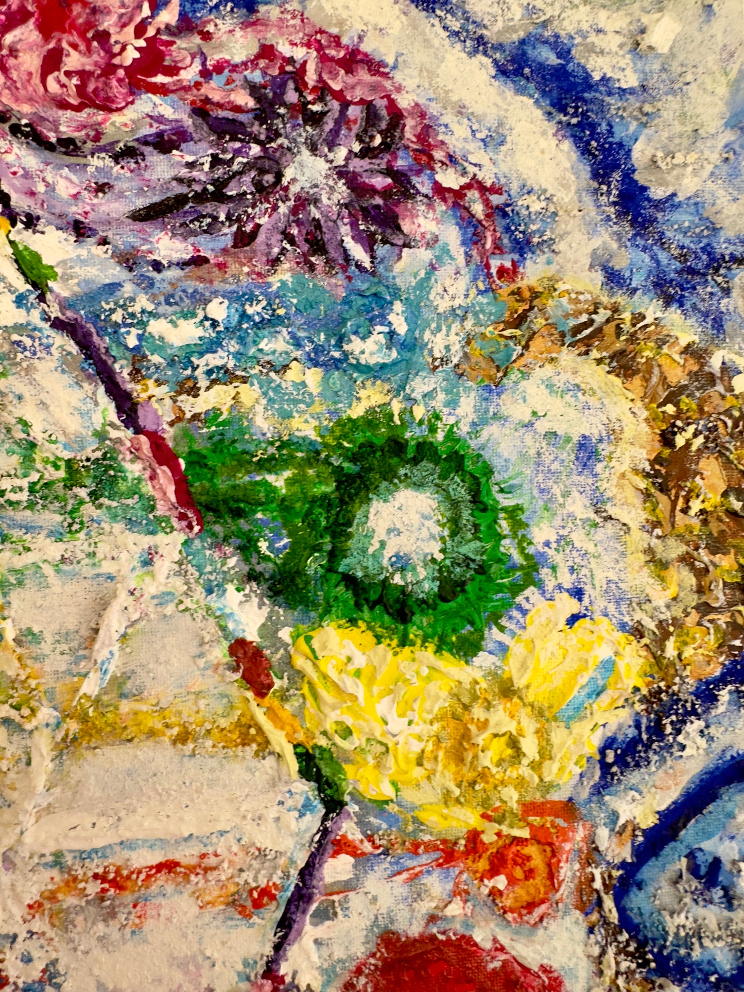 Alignment | Acrylic Painting with Salt by Samantha Anne Studio