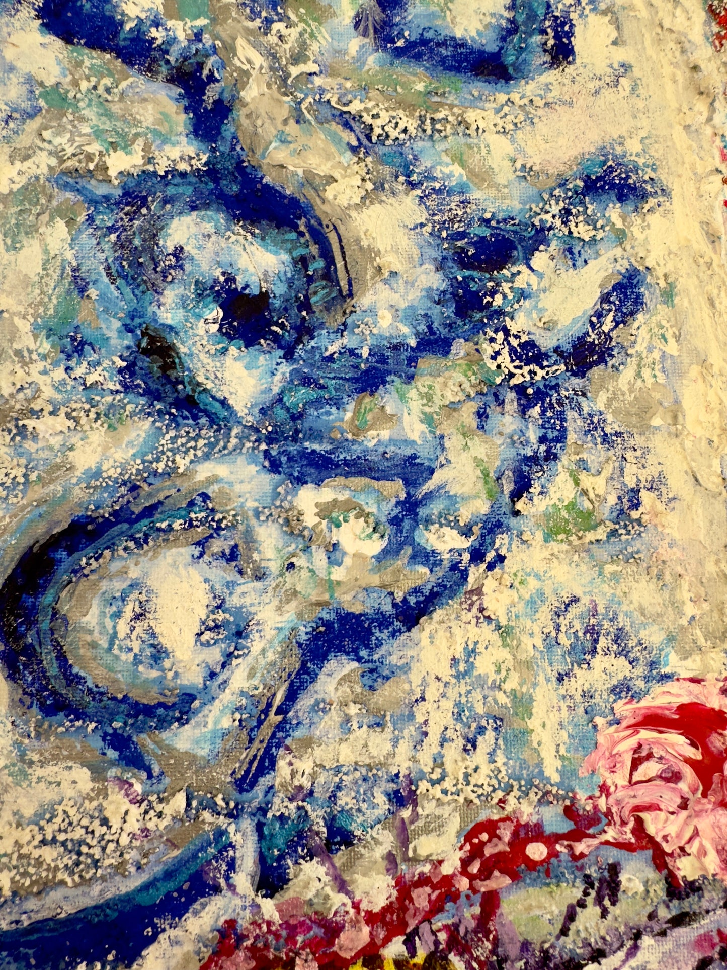 Alignment | Acrylic Painting with Salt by Samantha Anne Studio
