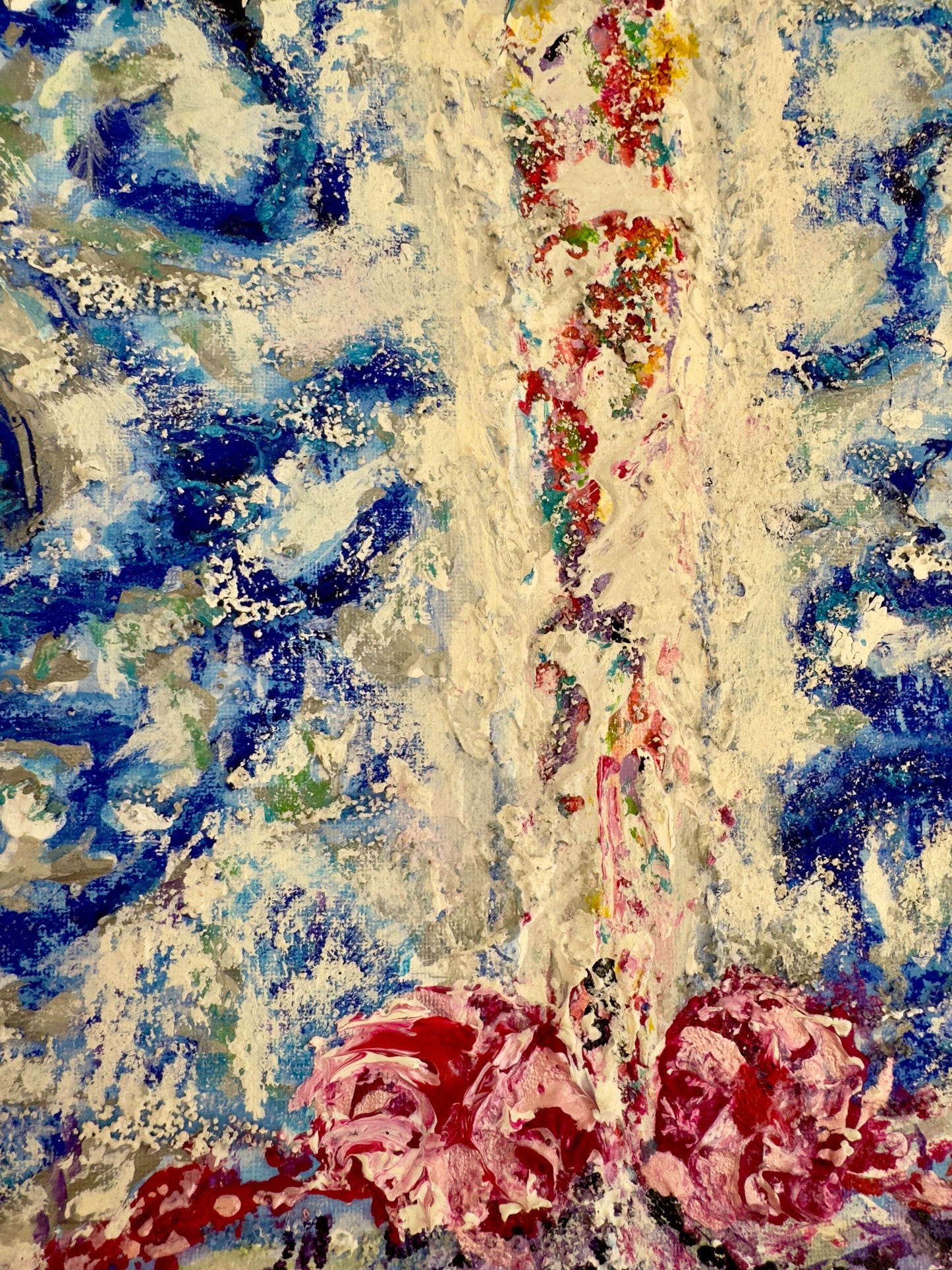 Alignment | Acrylic Painting with Salt by Samantha Anne Studio