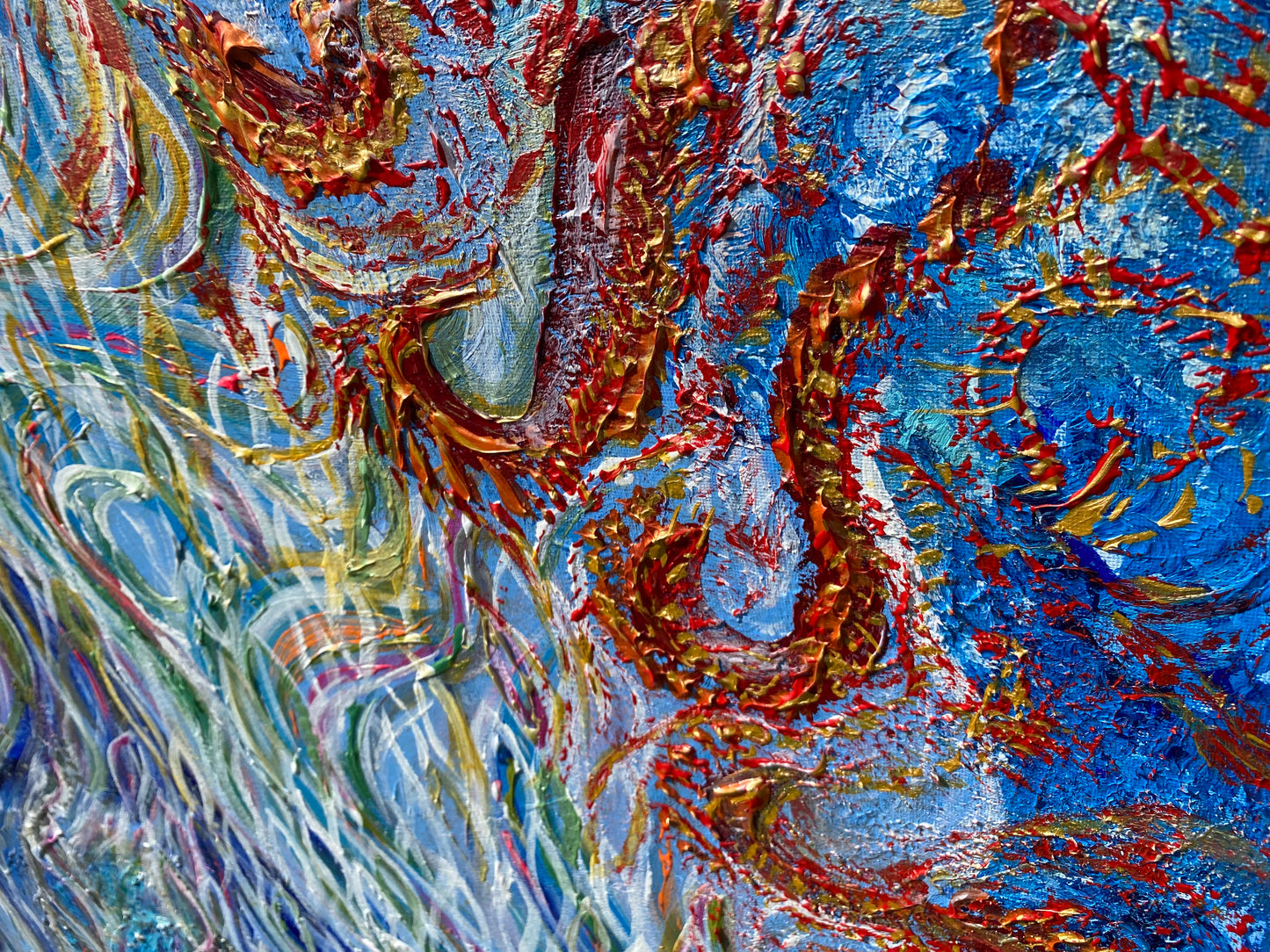 "Master of Water" | Original Artwork by Samantha Anne Studio | Acrylic Paint on Canvas