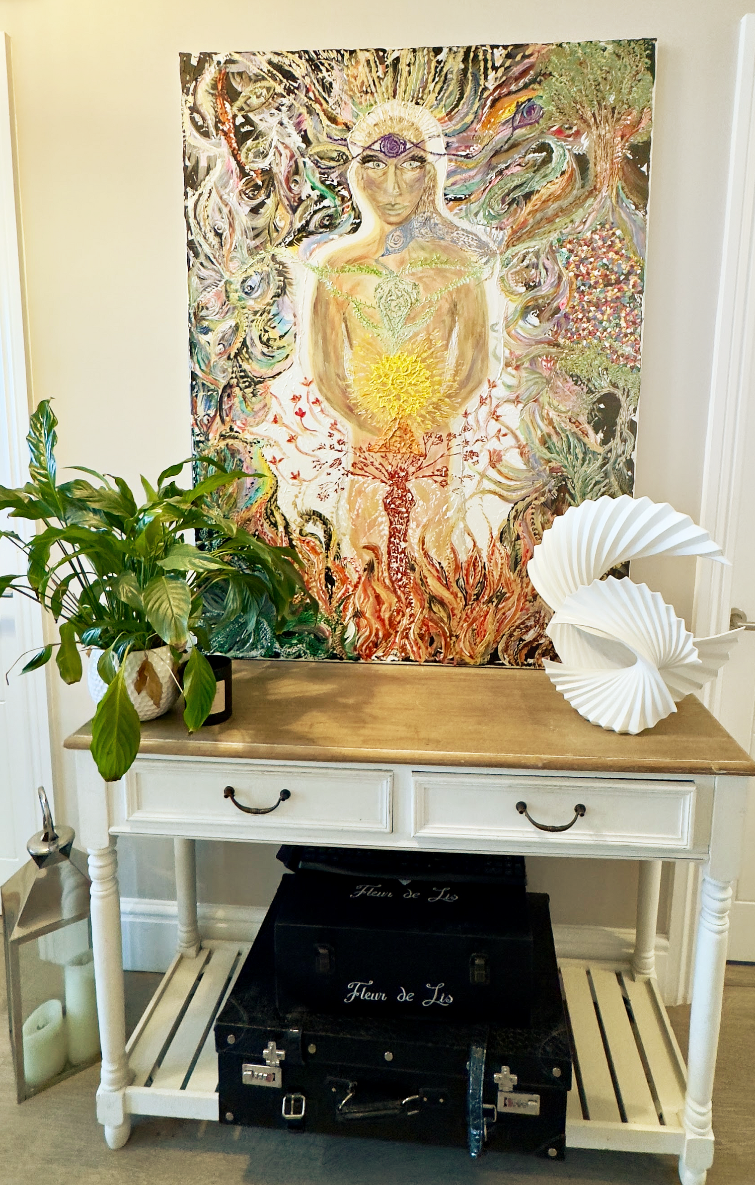 Staged Acrylic Painting #2 | Samantha Anne Studio
