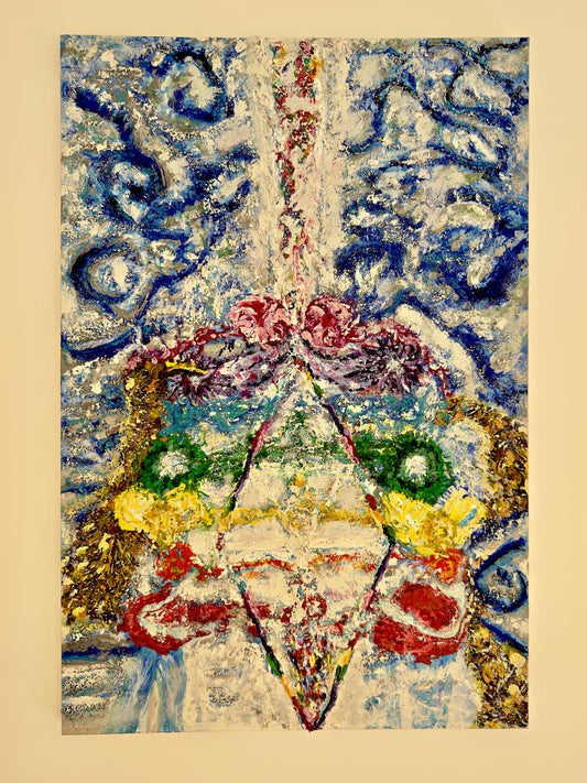 "Alignment" | Acrylic Painting with Salt by Samantha Anne Studio