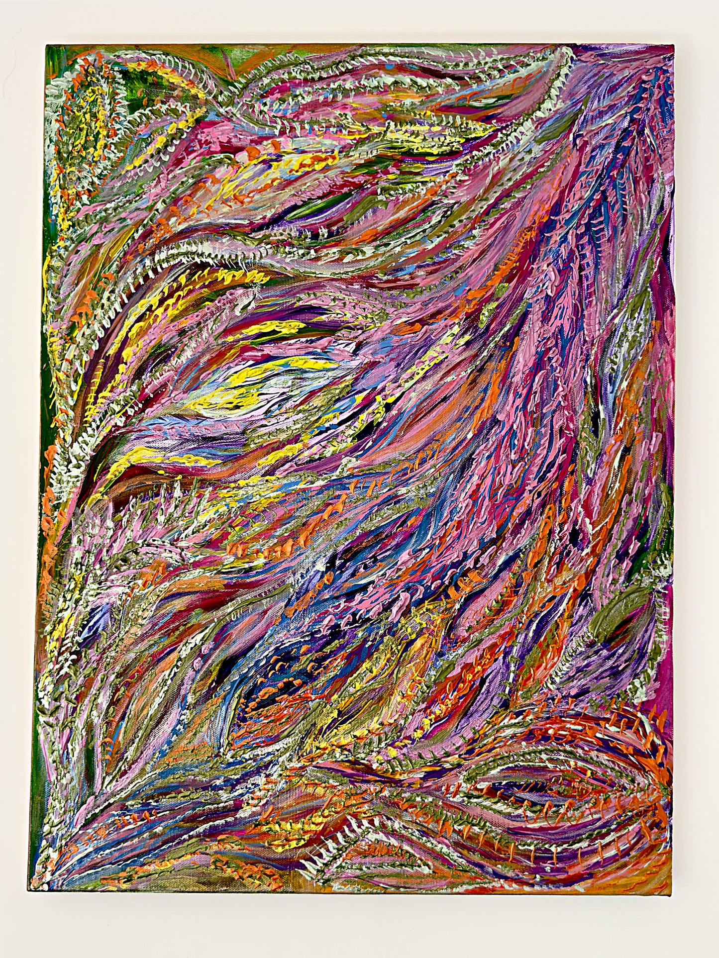 "Eye of Colour" | Original Artwork by Samantha Anne Studio | Acrylic Paint on Canvas