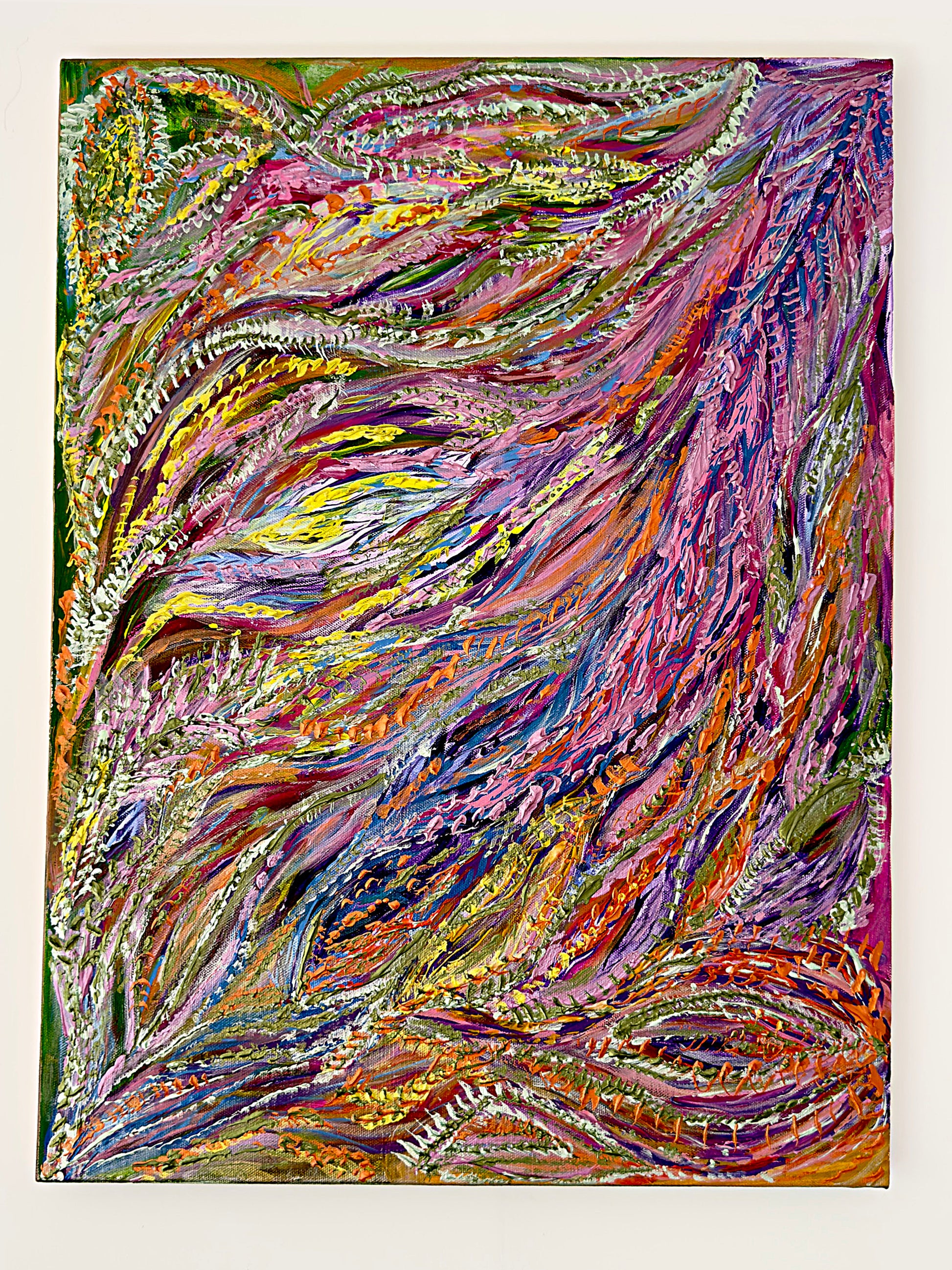 "Eye of Colour" | Original Artwork by Samantha Anne Studio | Acrylic Paint on Canvas