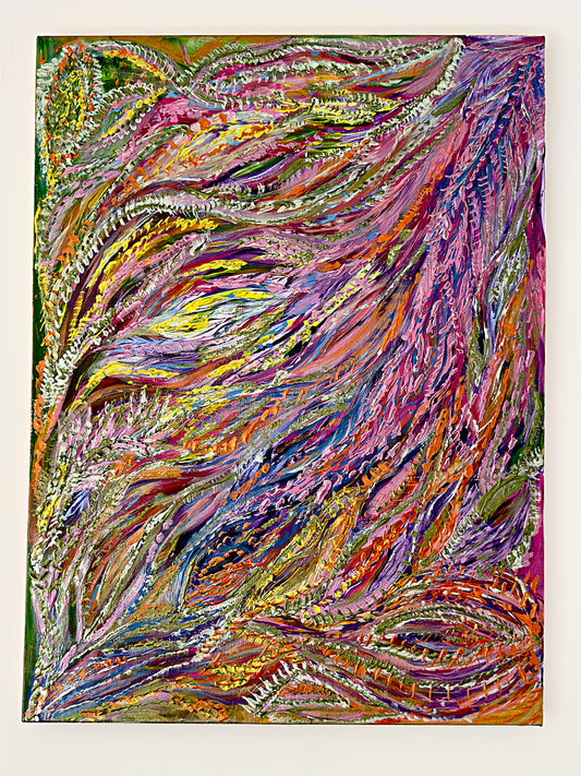 "Eye of Colour" | Original Artwork by Samantha Anne Studio | Acrylic Paint on Canvas