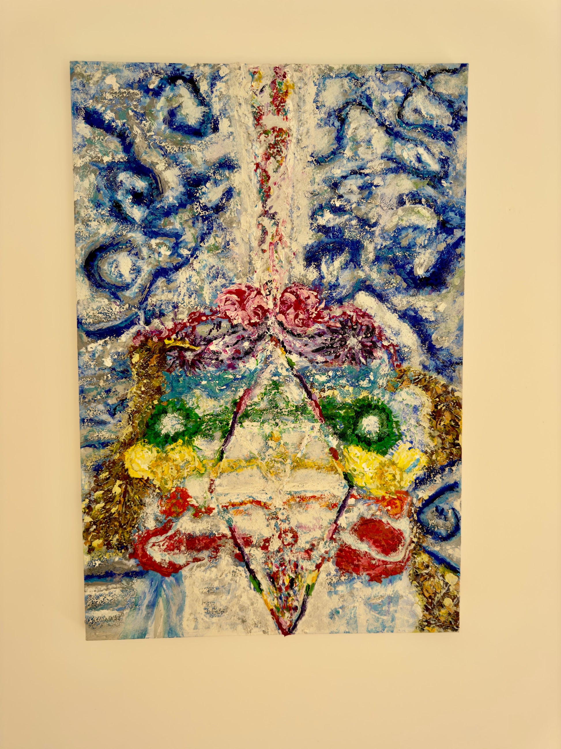 Alignment | Acrylic Painting with Salt by Samantha Anne Studio
