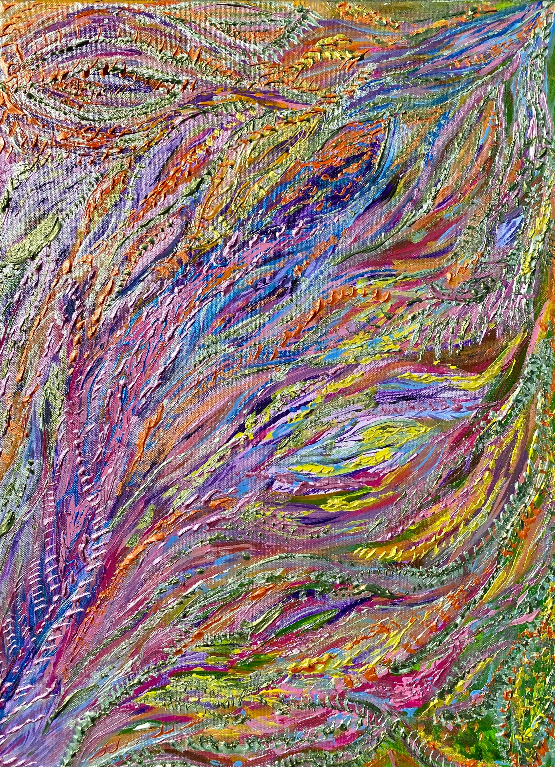 Eye of Colour | Original Artwork by Samantha Anne Studio | Acrylic Paint on Canvas