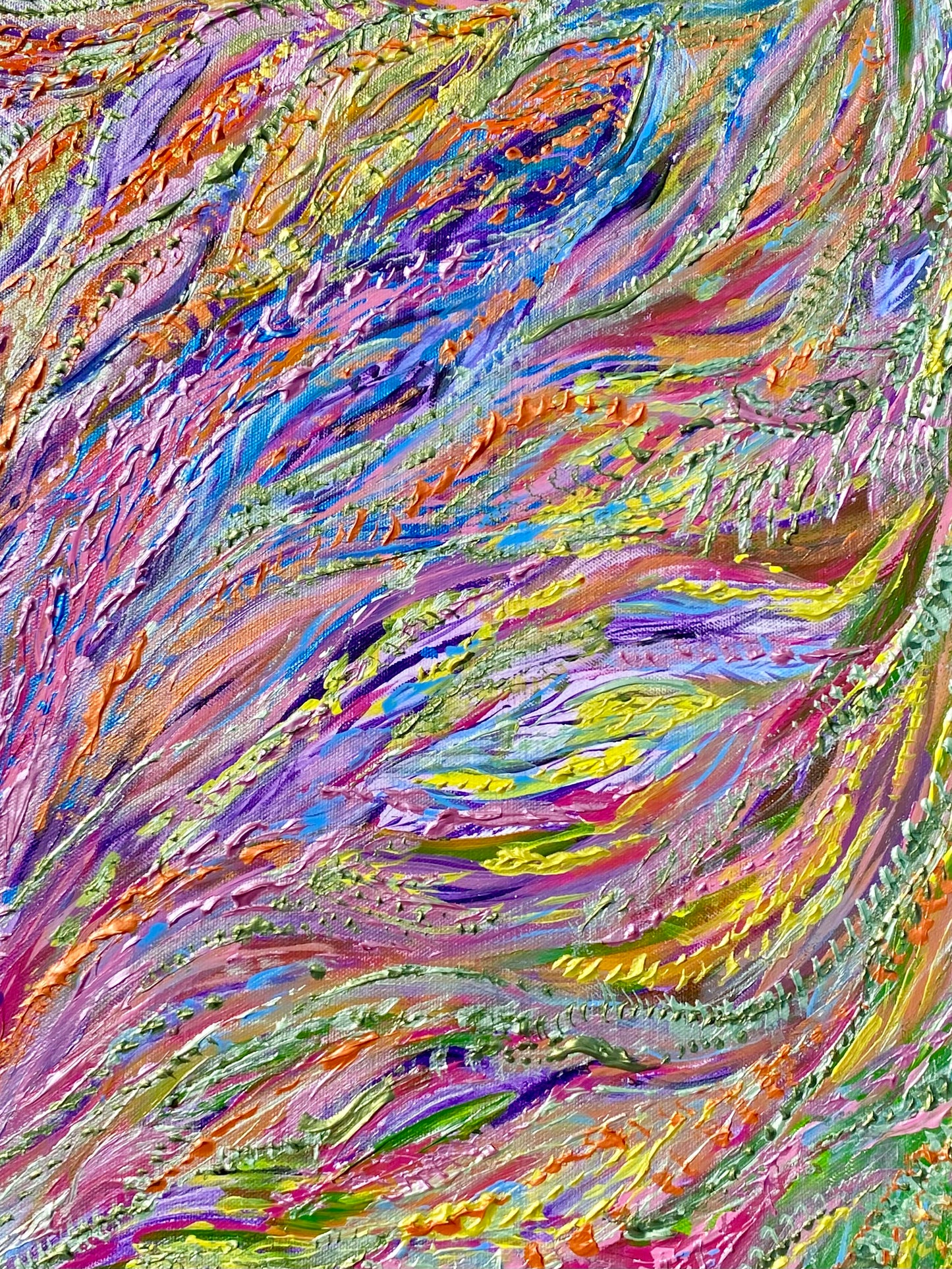 Eye of Colour | Original Artwork by Samantha Anne Studio | Acrylic Paint on Canvas