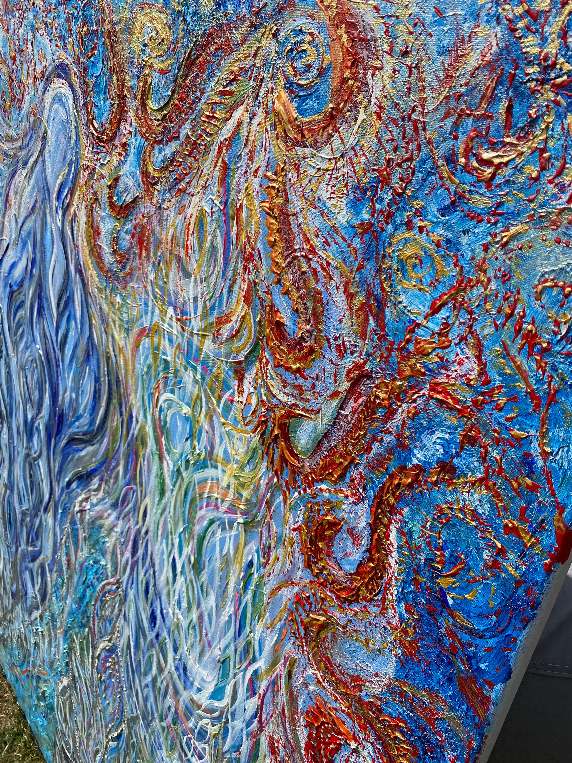 "Master of Water" | Original Artwork by Samantha Anne Studio | Acrylic Paint on Canvas