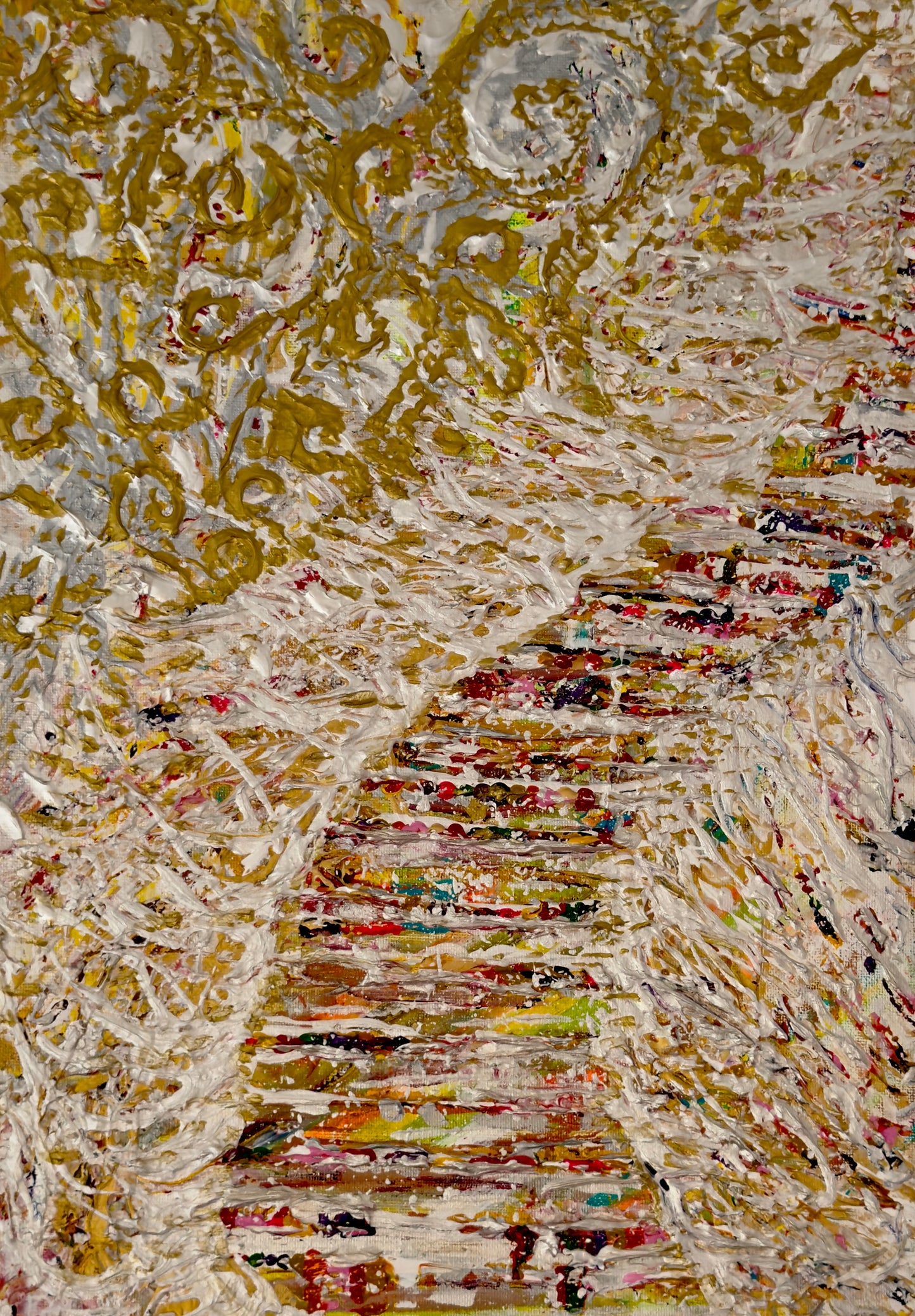 "Rainbow Bridge" | Original Artwork by Samantha Anne Studio | Acrylic Paint on Canvas