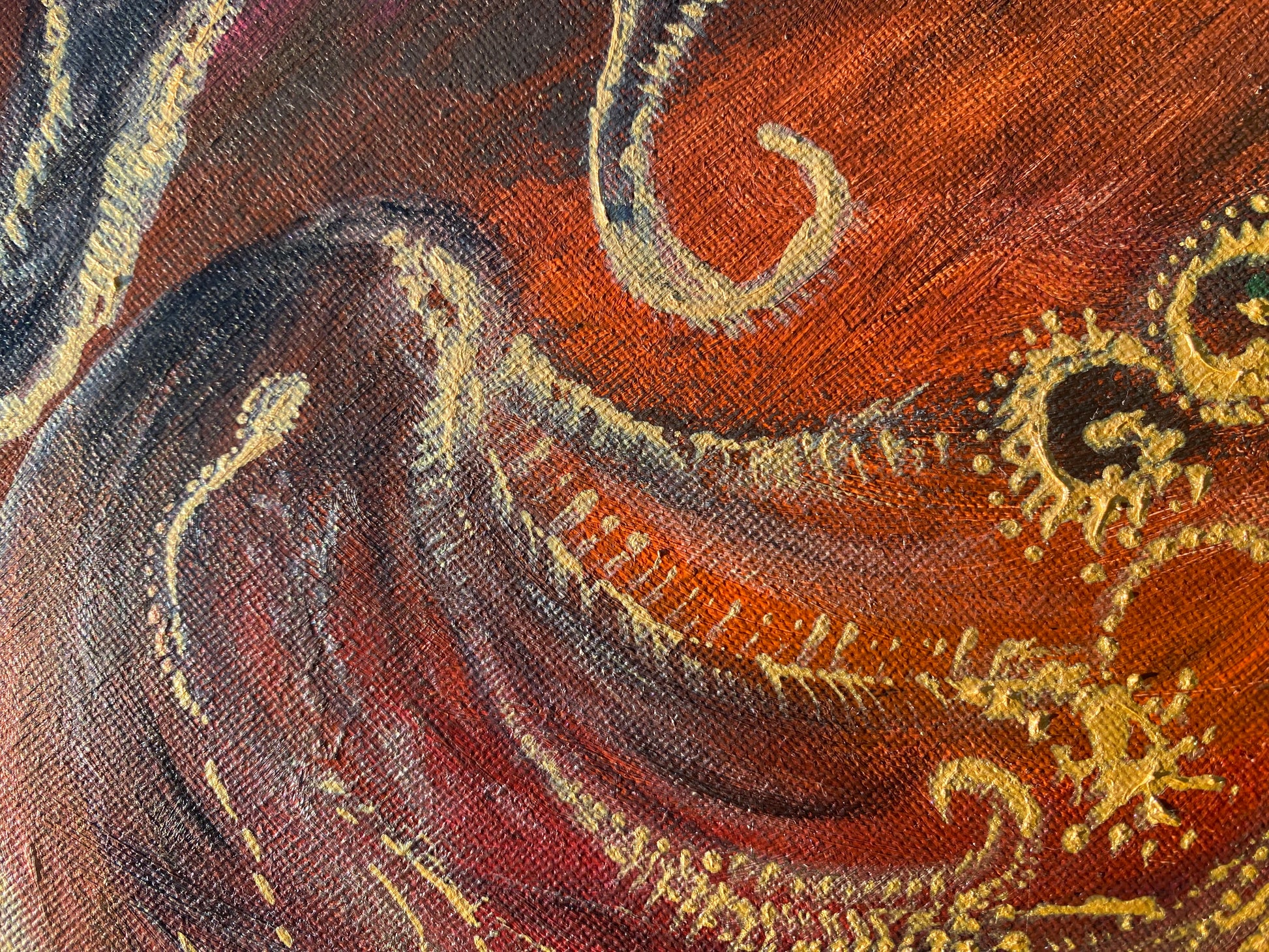 The Hedgehog | Original Artwork by Samantha Anne Studio | Acrylic Paint on Canvas