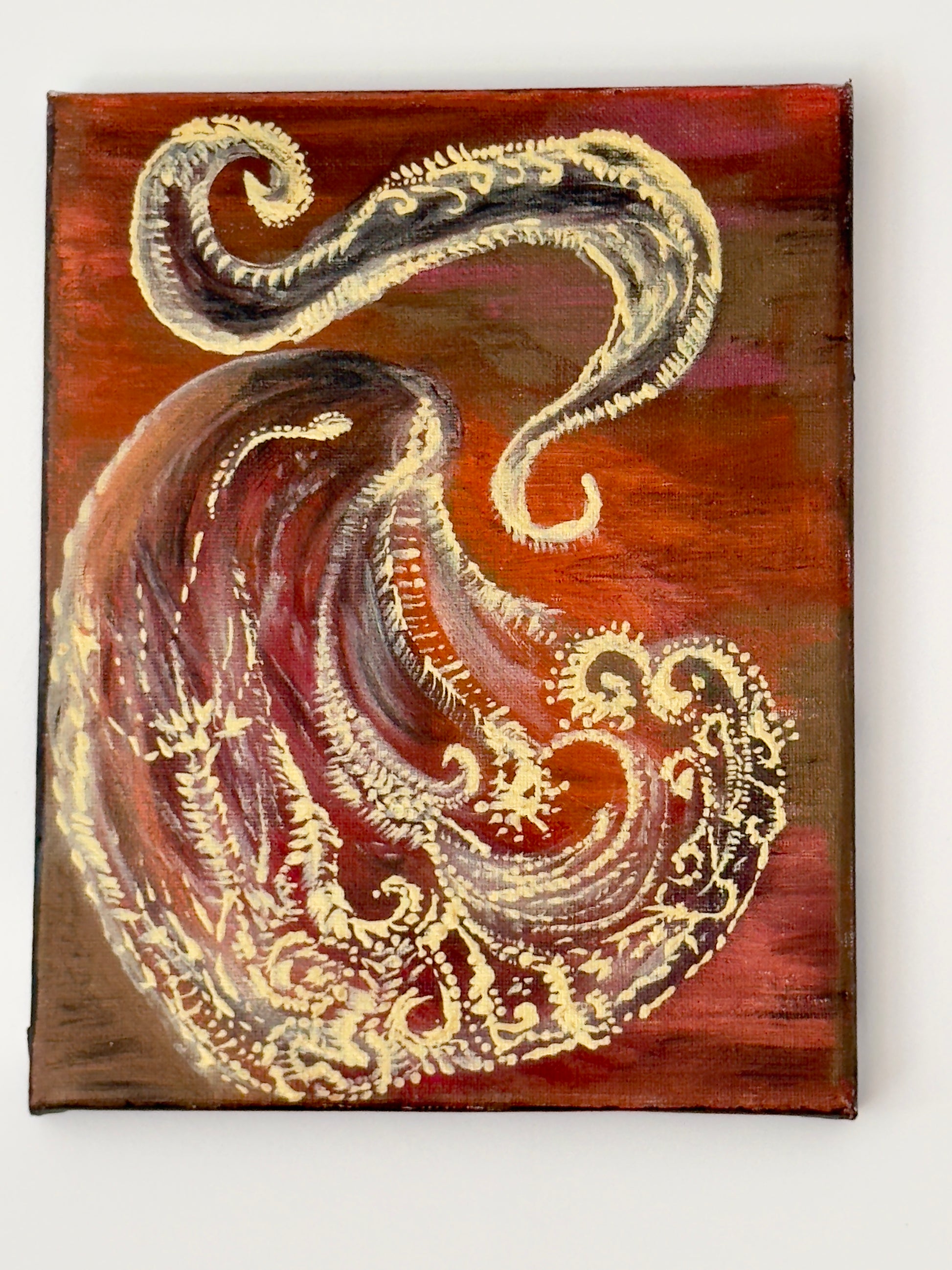 The Hedgehog | Original Artwork by Samantha Anne Studio | Acrylic Paint on Canvas