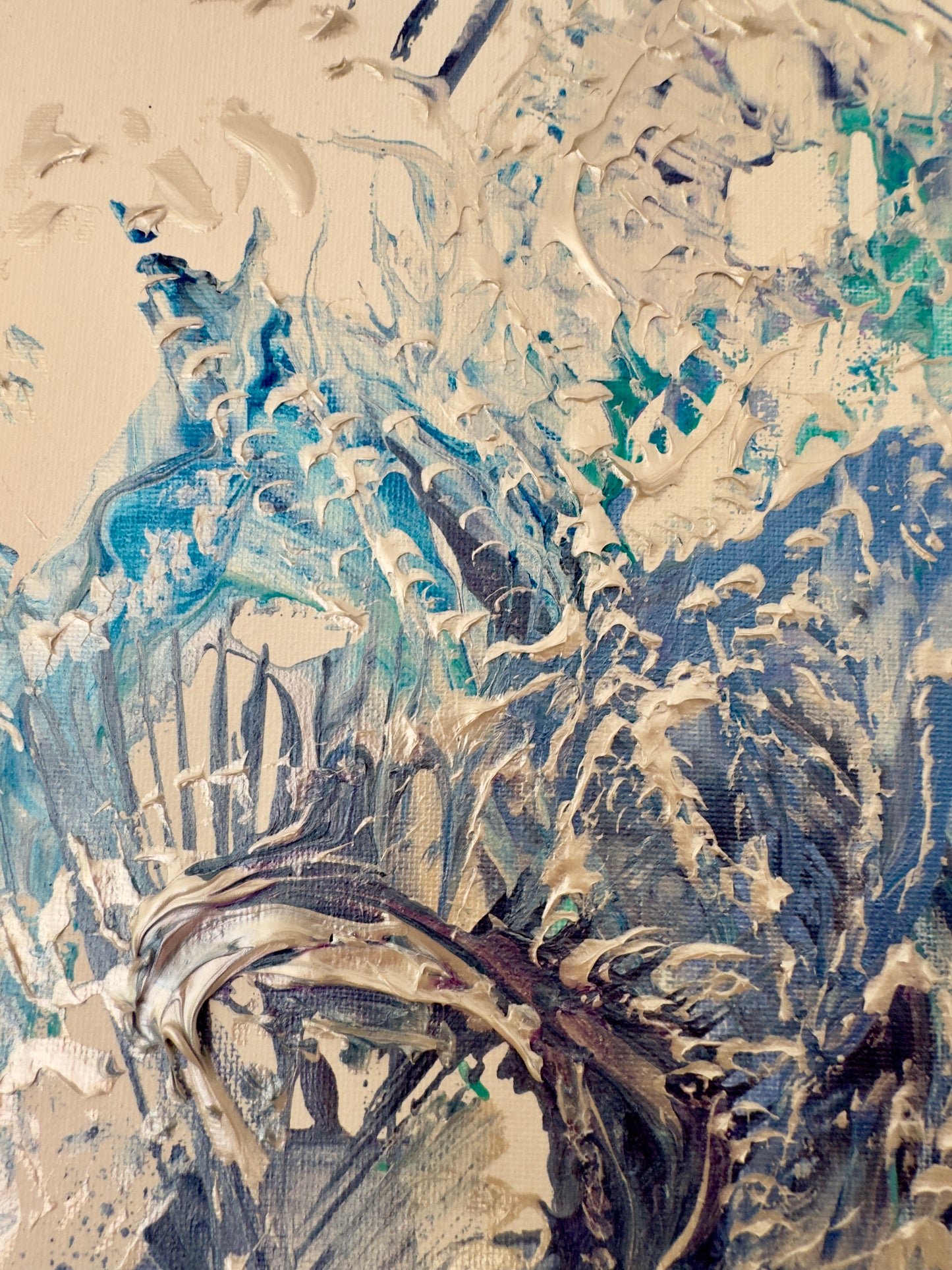 "The Un-spoken Voice" | Original Artwork by Samantha Anne Studio | Acrylic Paint on Canvas