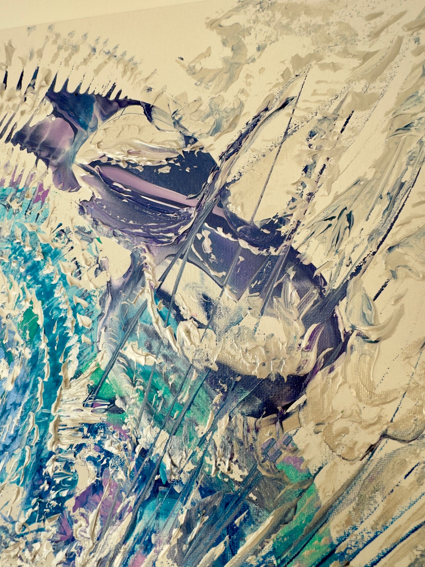 "The Un-spoken Voice" | Original Artwork by Samantha Anne Studio | Acrylic Paint on Canvas