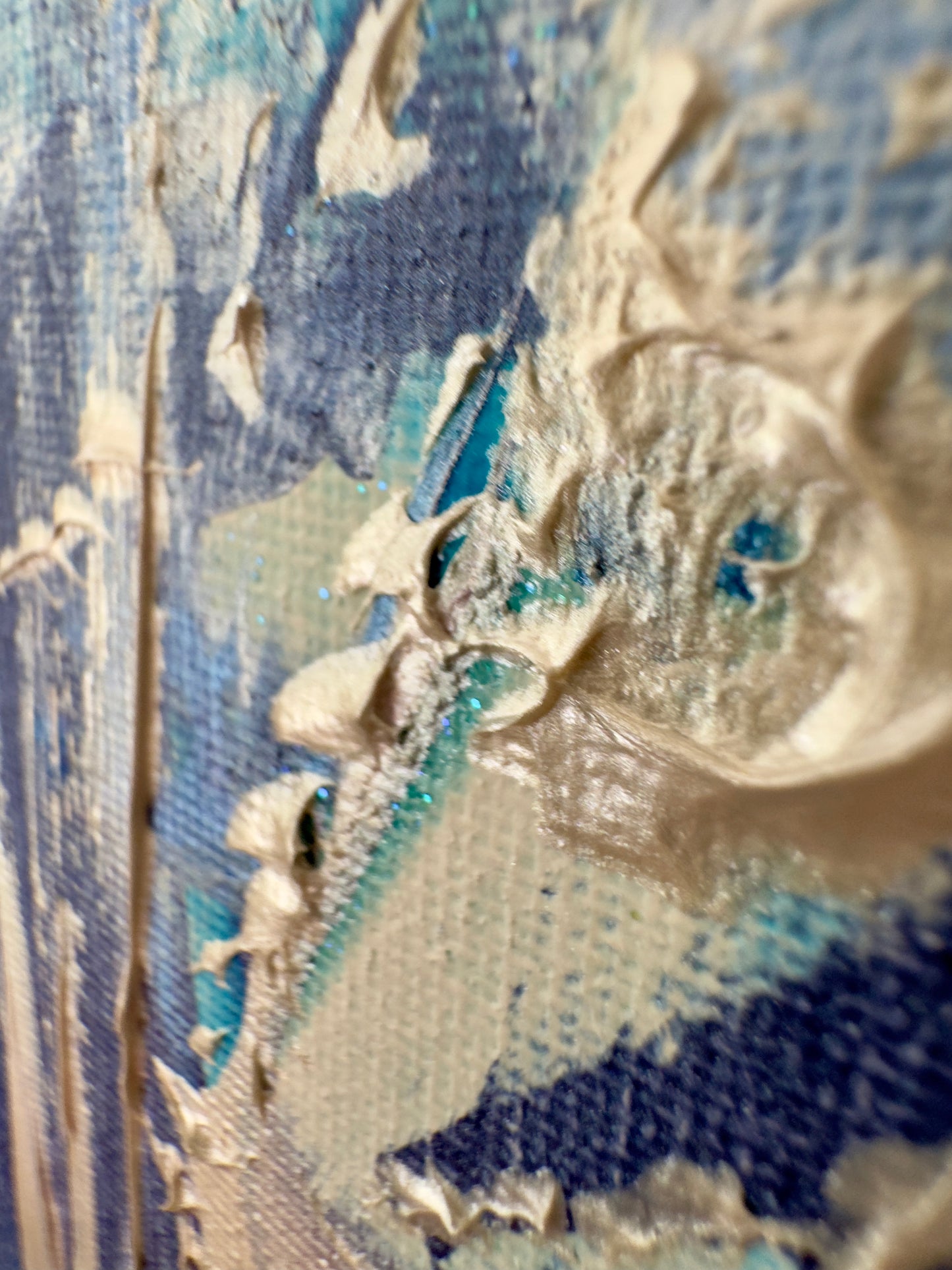 "The Un-spoken Voice" | Original Artwork by Samantha Anne Studio | Acrylic Paint on Canvas