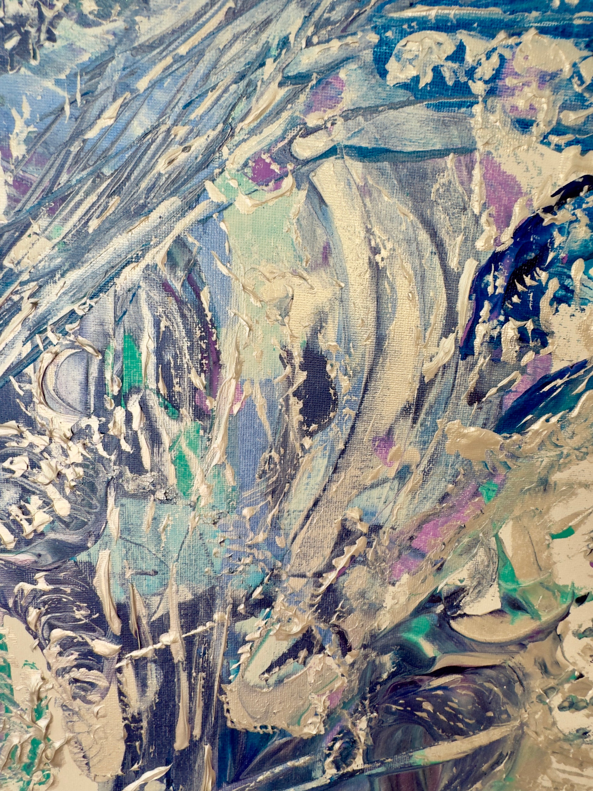 "The Un-spoken Voice" | Original Artwork by Samantha Anne Studio | Acrylic Paint on Canvas