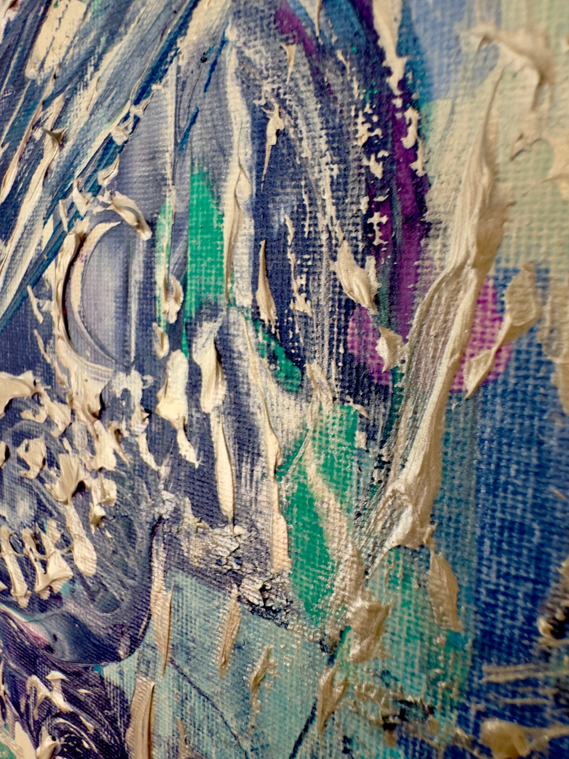 "The Un-spoken Voice" | Original Artwork by Samantha Anne Studio | Acrylic Paint on Canvas