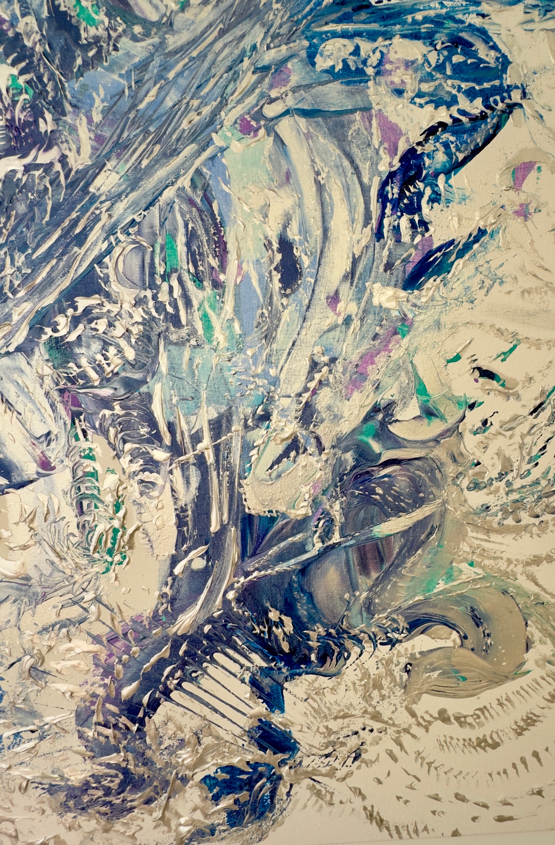 "The Un-spoken Voice" | Original Artwork by Samantha Anne Studio | Acrylic Paint on Canvas