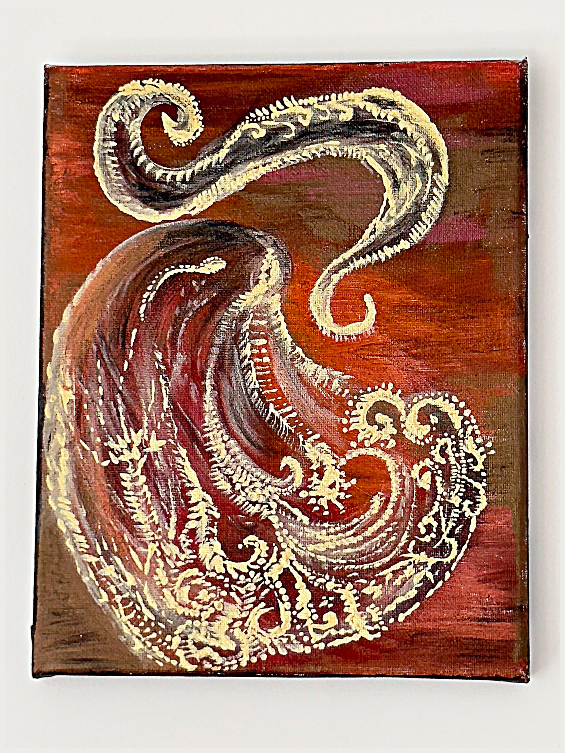 "The Hedgehog" | Original Artwork by Samantha Anne Studio | Acrylic Paint on Canvas