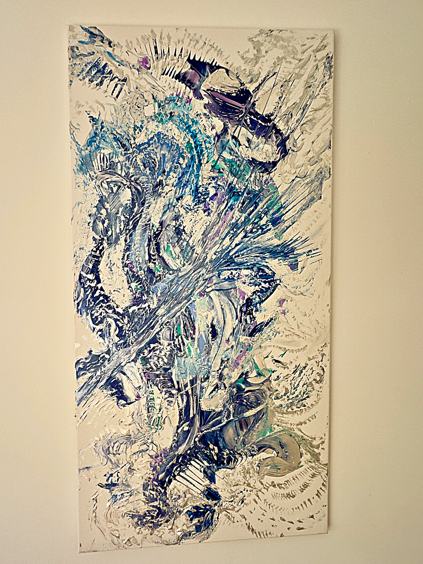 "The Un-spoken Voice" | Original Artwork by Samantha Anne Studio | Acrylic Paint on Canvas